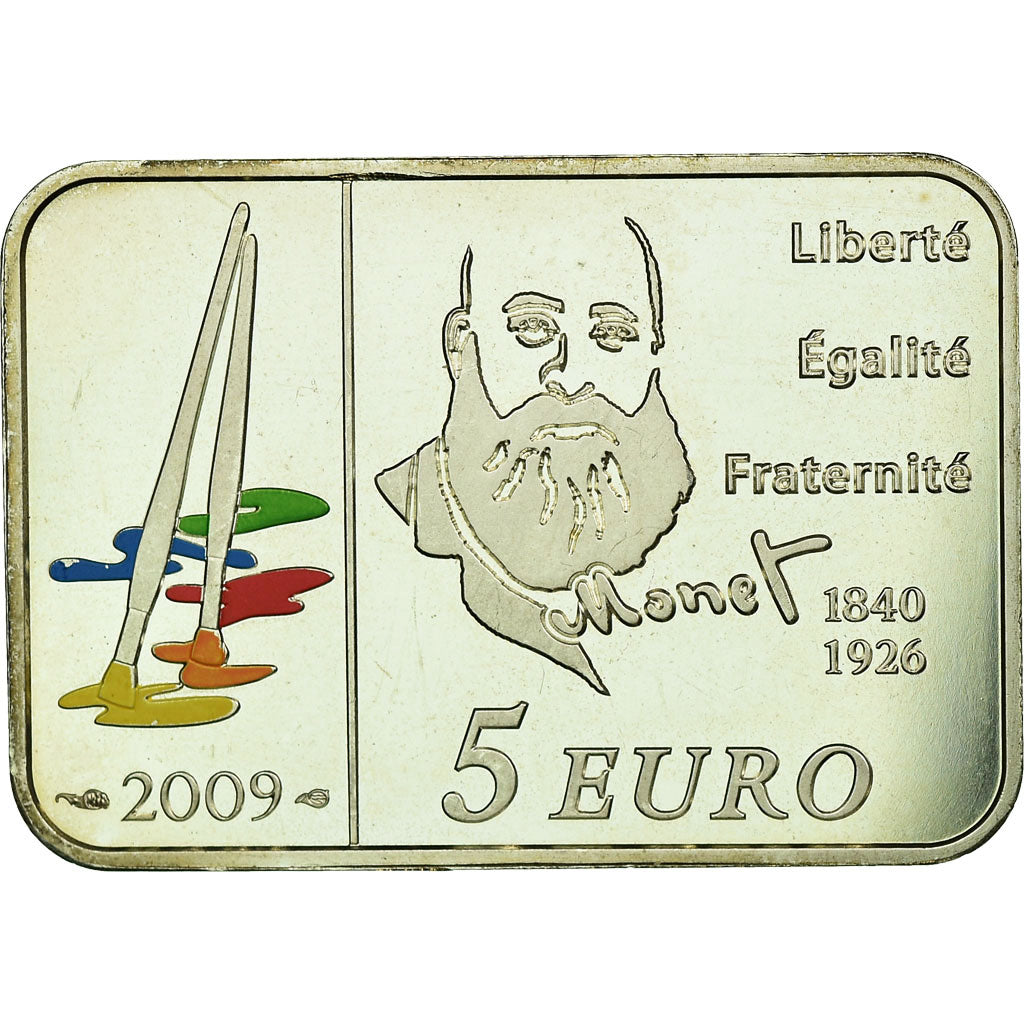France, 5 Euro, 2009, SUP+, Argent, KM:1643