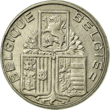 Coin, Belgium, 5 Francs, 5 Frank, 1938, AU(55-58), Nickel, KM:116.1