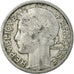 Moneda, Francia, Morlon, 2 Francs, 1946, Paris, BC, Aluminio, KM:886a.1