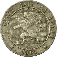 Coin, Belgium, Leopold I, 5 Centimes, 1862, VF(30-35), Copper-nickel, KM:21