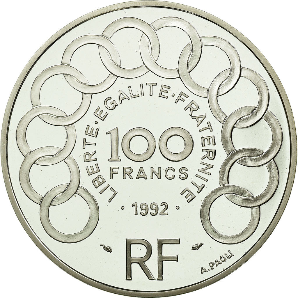 Münze, Frankreich, 100 Francs-15 Ecus, 1992, Paris, STGL, Silber, KM:1012