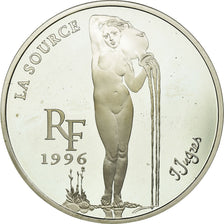 Coin, France, 10 Francs-1.5 Euro, 1996, Paris, MS(63), Silver, KM:1121