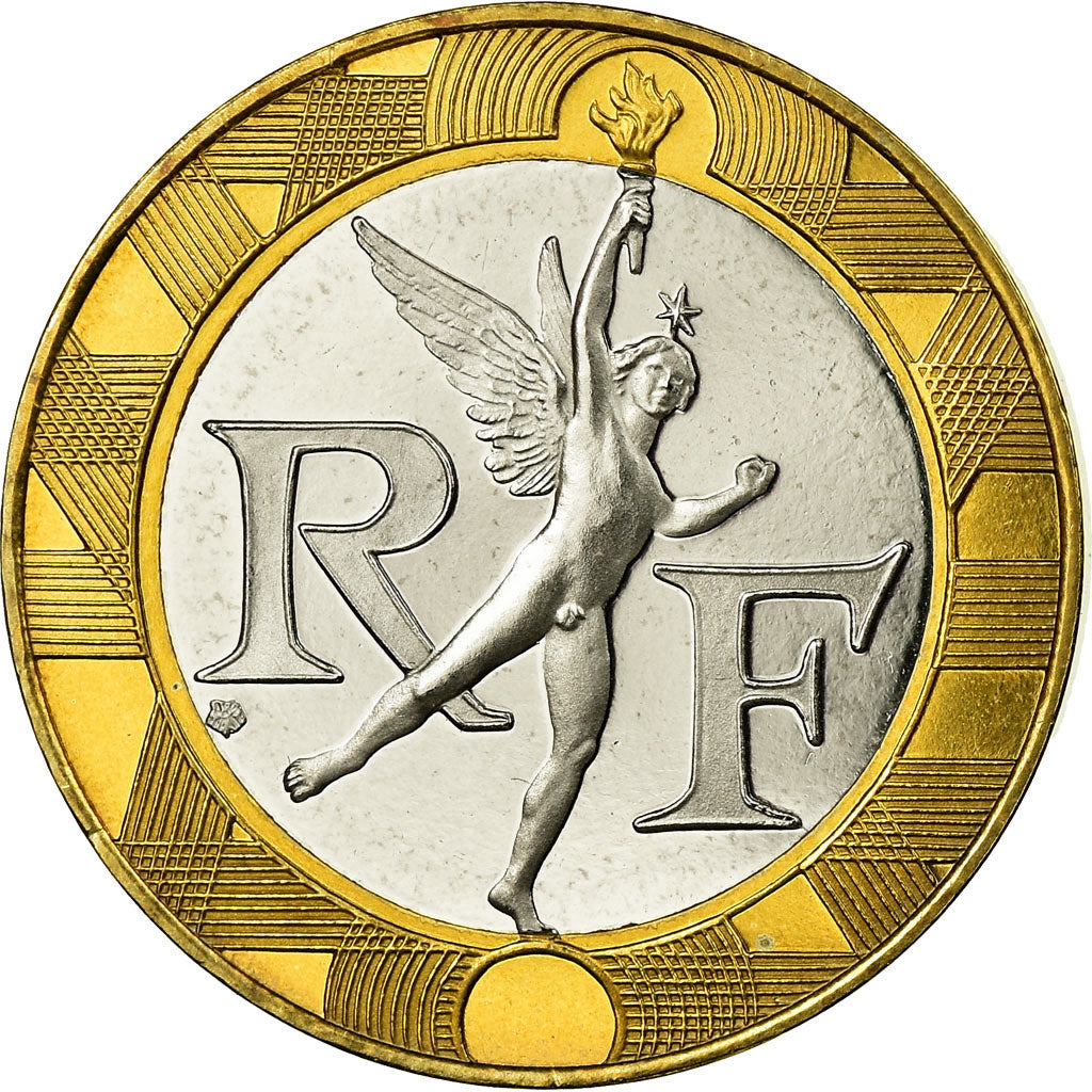 Moneda, Francia, Génie, 10 Francs, 1999, Paris, FDC, Aluminio - bronce