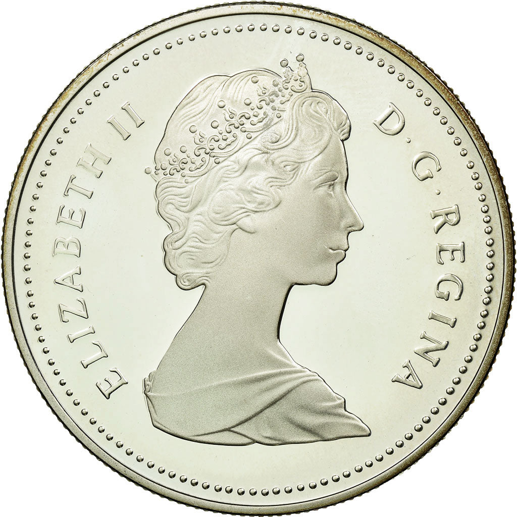 Coin, Canada, Elizabeth II, Dollar, 1986, Royal Canadian Mint, Ottawa
