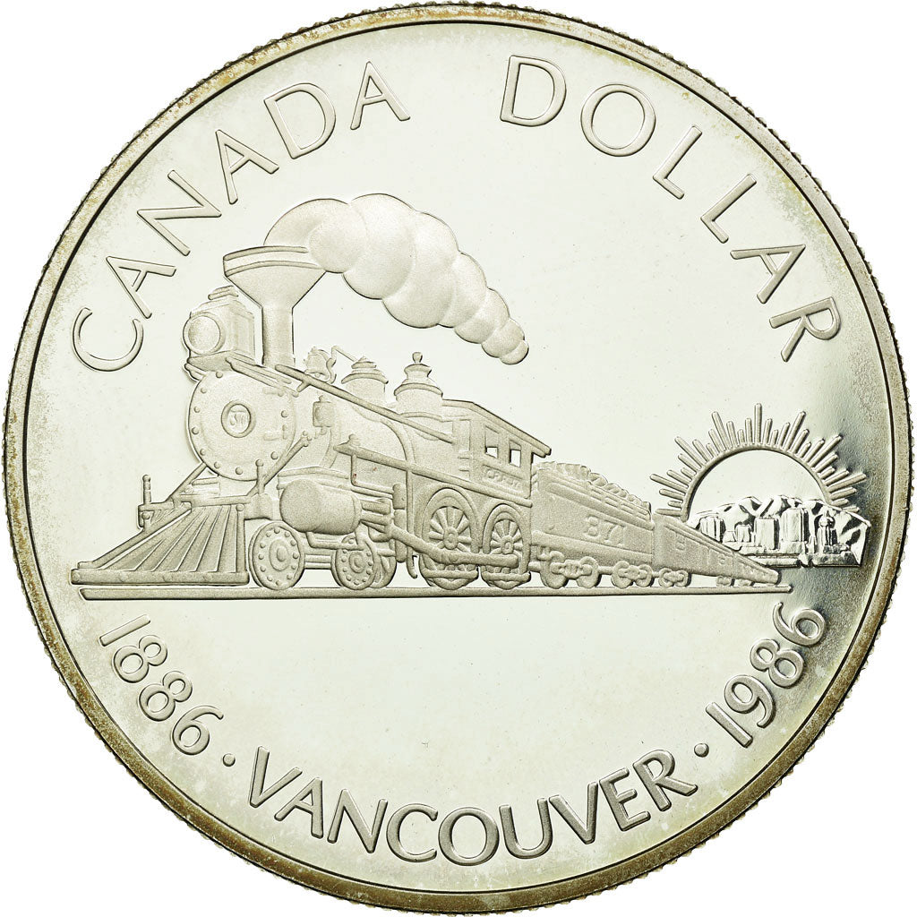 Coin, Canada, Elizabeth II, Dollar, 1986, Royal Canadian Mint, Ottawa