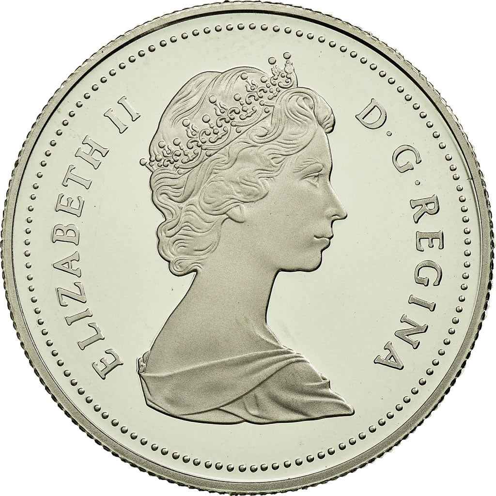 Coin, Canada, Elizabeth II, 50 Cents, 1986, Royal Canadian Mint, Ottawa