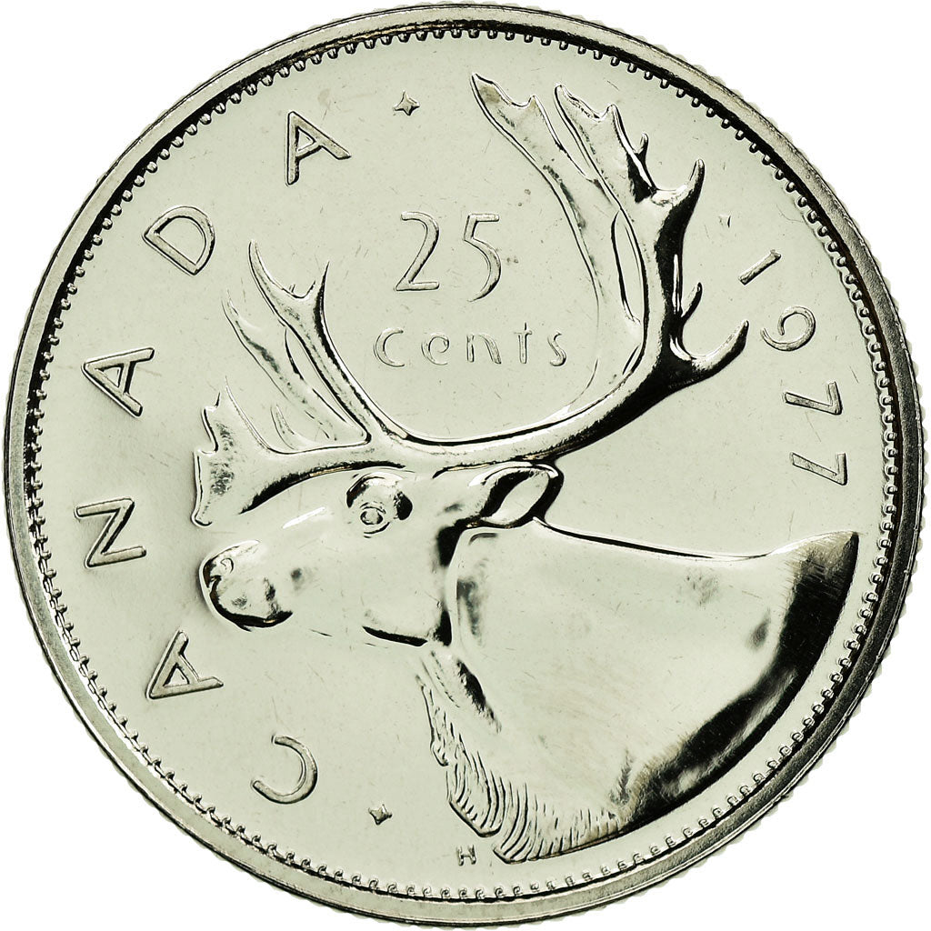 Münze, Kanada, Elizabeth II, 25 Cents, 1977, Royal Canadian Mint, Ottawa, STGL