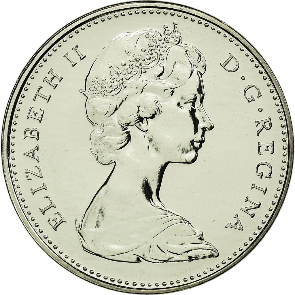 Moneta, Canada, Elizabeth II, 5 Cents, 1977, Royal Canadian Mint, Ottawa