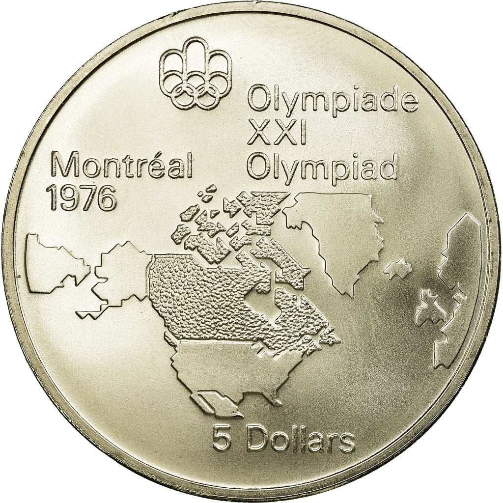 Coin, Canada, Elizabeth II, 5 Dollars, 1973, Royal Canadian Mint, Ottawa