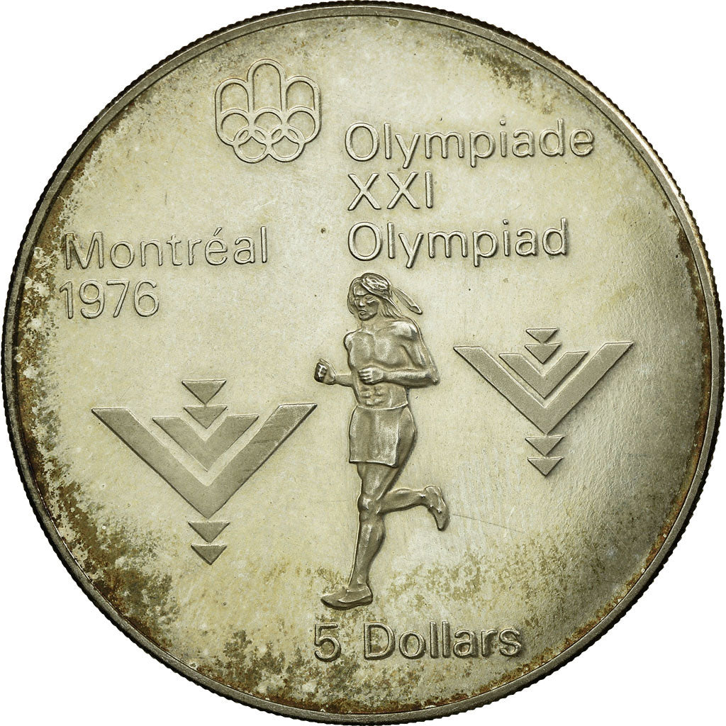 Coin, Canada, Elizabeth II, 5 Dollars, 1975, Royal Canadian Mint, Ottawa