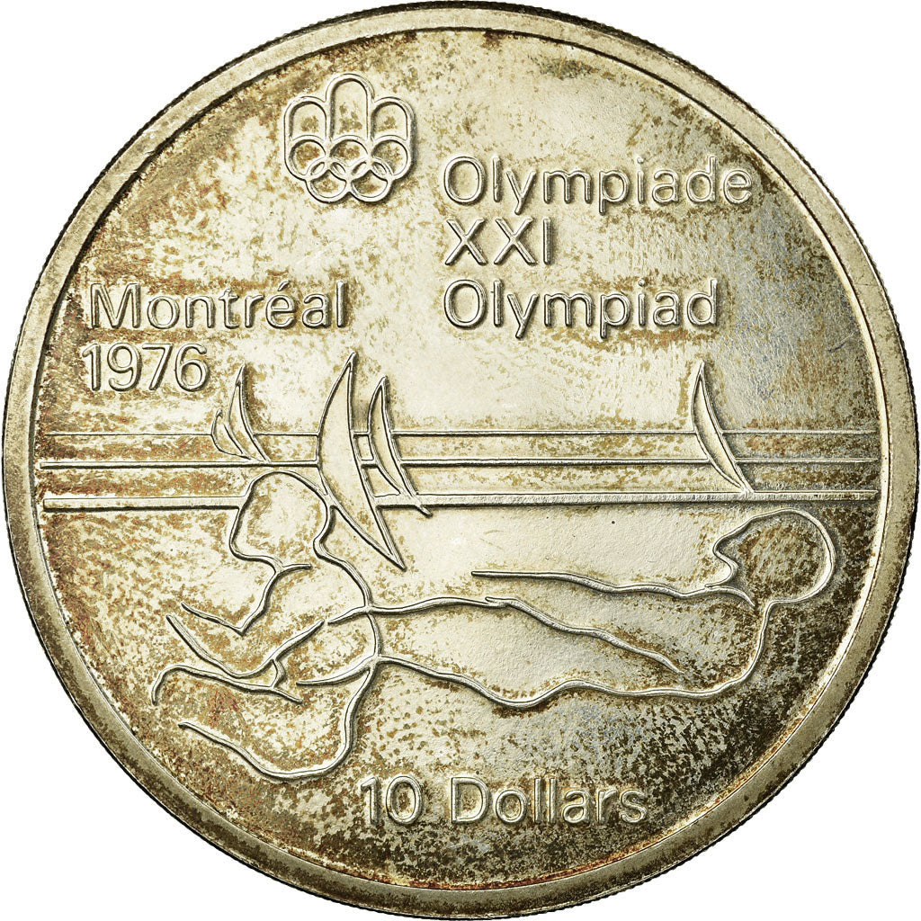 Coin, Canada, Elizabeth II, 10 Dollars, 1975, Royal Canadian Mint, Ottawa