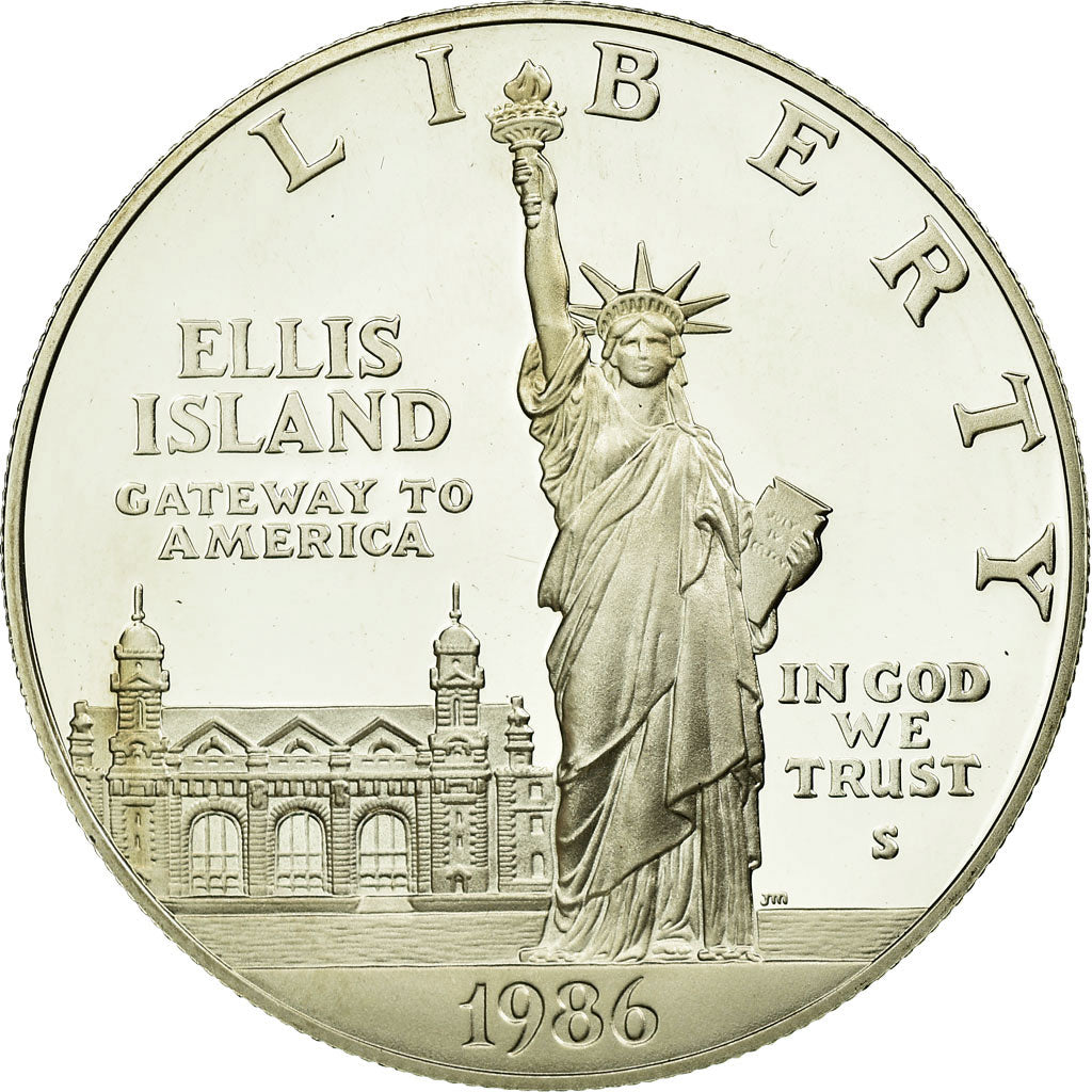 Coin, United States, Dollar, 1986, U.S. Mint, San Francisco, MS(65-70), Silver