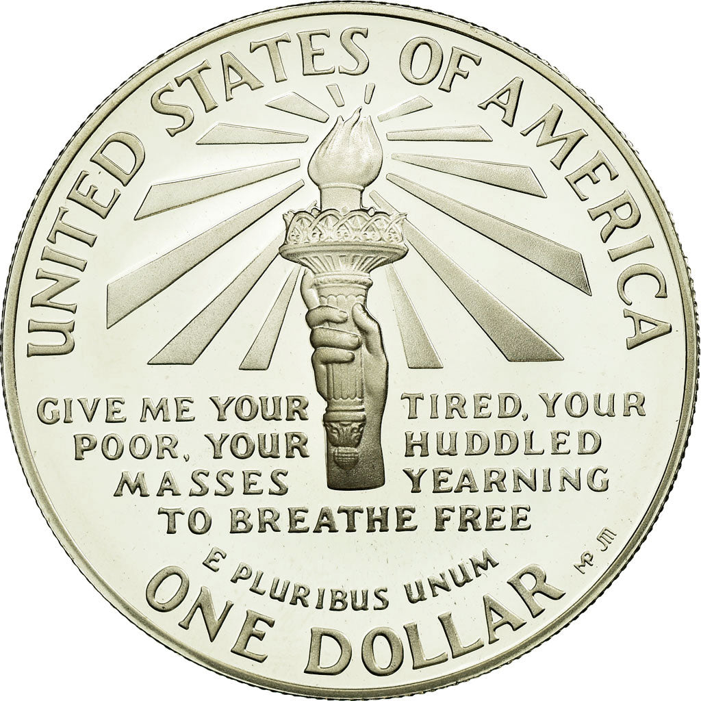 Coin, United States, Dollar, 1986, U.S. Mint, San Francisco, MS(65-70), Silver