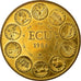 France, Medal, Ecu Europa, Europe Assise, 1984, Rodier, AU(55-58), Bronze
