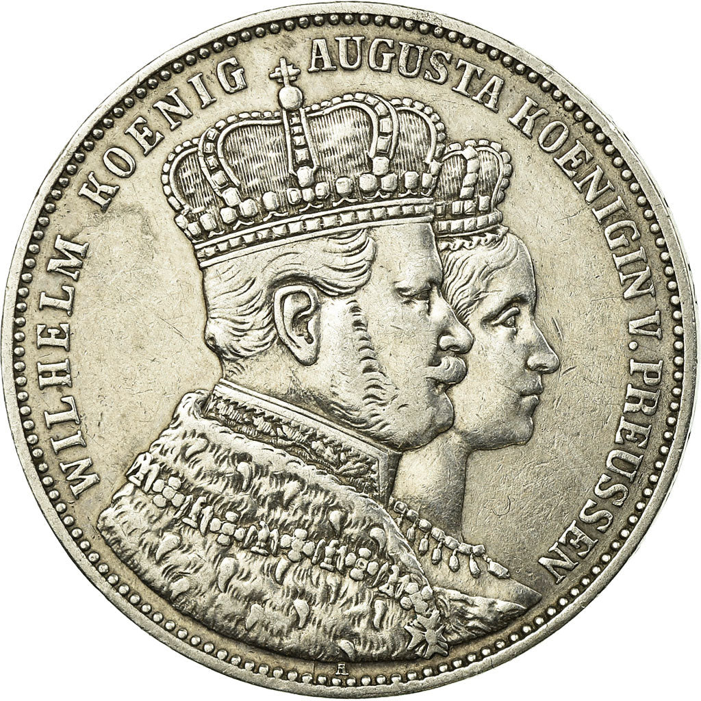 Coin, German States, PRUSSIA, Wilhelm I, Thaler, 1861, Berlin, EF(40-45)