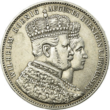 Coin, German States, PRUSSIA, Wilhelm I, Thaler, 1861, Berlin, EF(40-45)