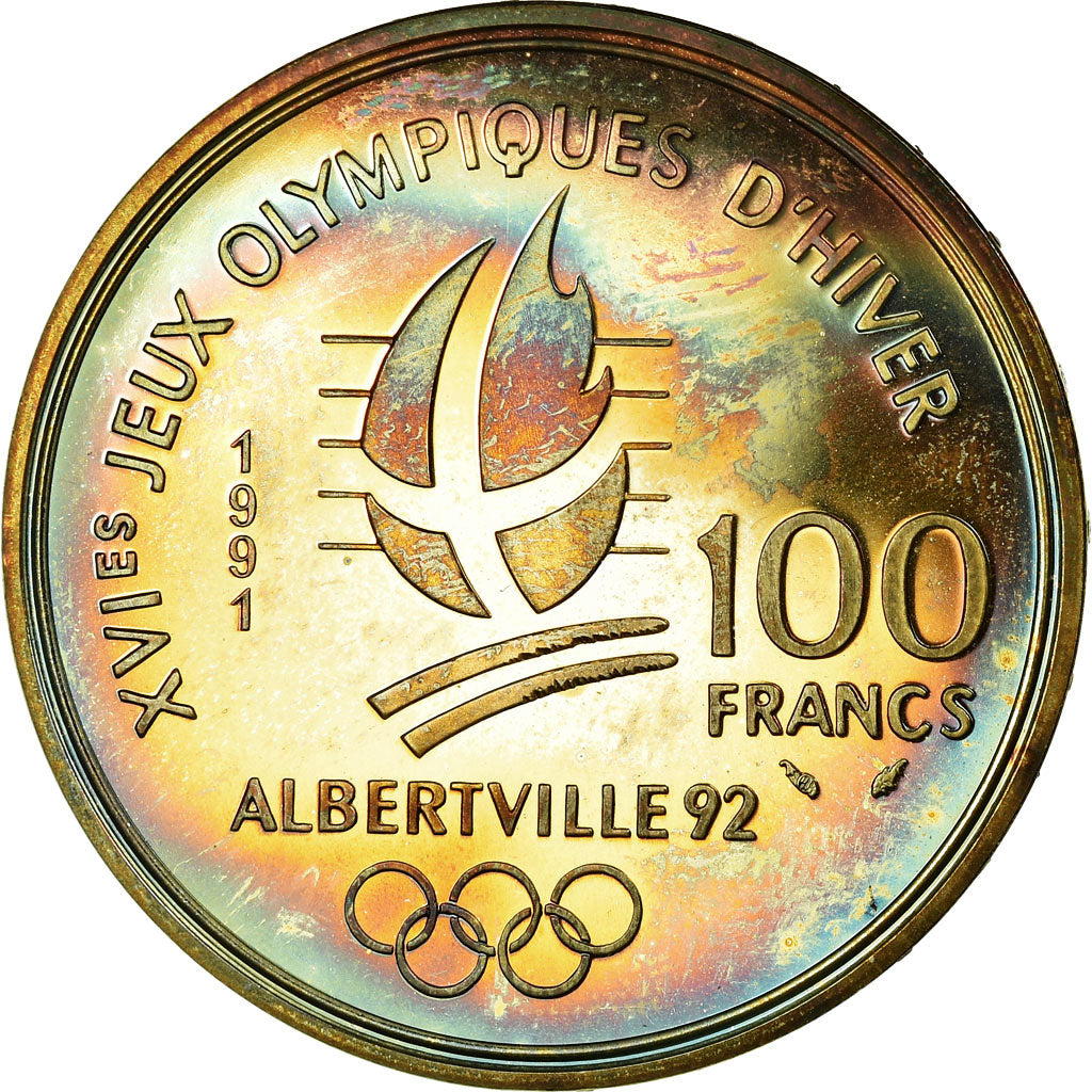Coin, France, 100 Francs, 1991, EF(40-45), Silver, KM:993, Gadoury:C16