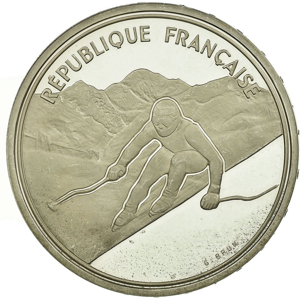 Münze, Frankreich, 100 Francs, 1989, VZ+, Silber, KM:971, Gadoury:C1