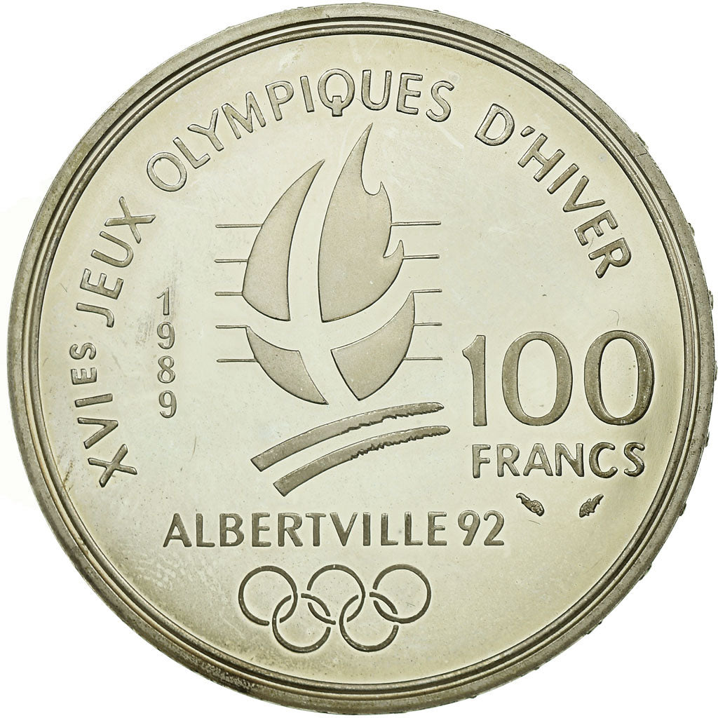 Coin, France, 100 Francs, 1989, AU(55-58), Silver, KM:972, Gadoury:C3