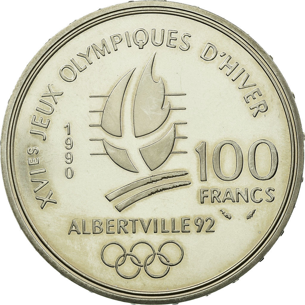 Moneta, Francia, 100 Francs, 1990, SPL, Argento, KM:980, Gadoury:C7
