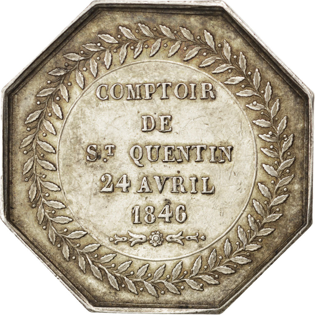 France, Industry, Token, AU(55-58), Silver, 34, 18.80