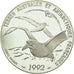 Moneda, Francia, 5 Francs, 1992, Paris, Albatros, FDC, Plata, KM:1007, Gadoury:C