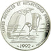 Coin, France, 100 Francs, 1992, Manchot Empereur, MS(65-70), Silver, KM:1011