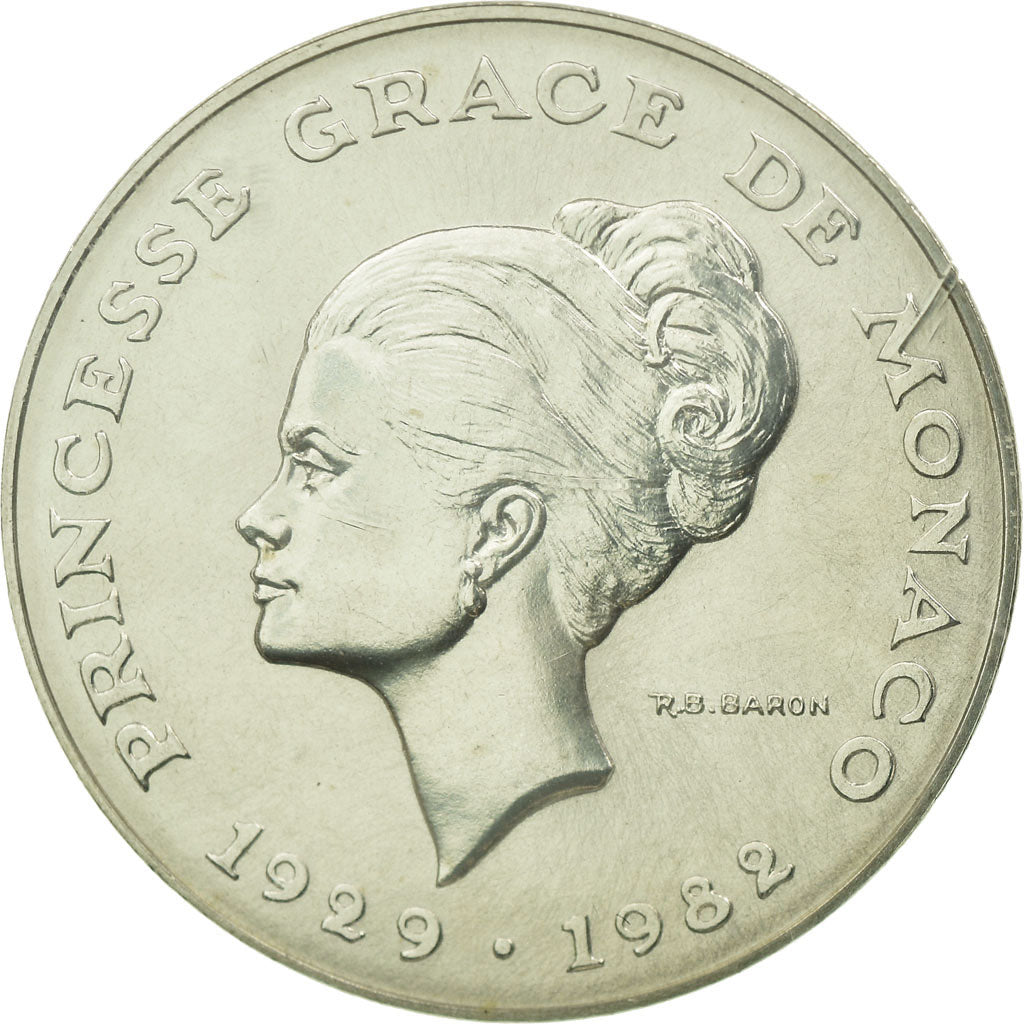 Coin, Monaco, 10 Francs, 1982, ESSAI, MS(65-70), Silver, KM:E73