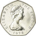 Coin, Isle of Man, Elizabeth II, 50 Pence, 1978, Pobjoy Mint, MS(65-70), Silver