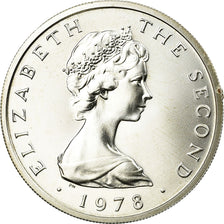 Munten, Eiland Man, Elizabeth II, 10 Pence, 1978, Pobjoy Mint, FDC, Zilver