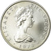 Moeda, Ilha de Man, Elizabeth II, 5 Pence, 1978, Pobjoy Mint, MS(65-70), Prata