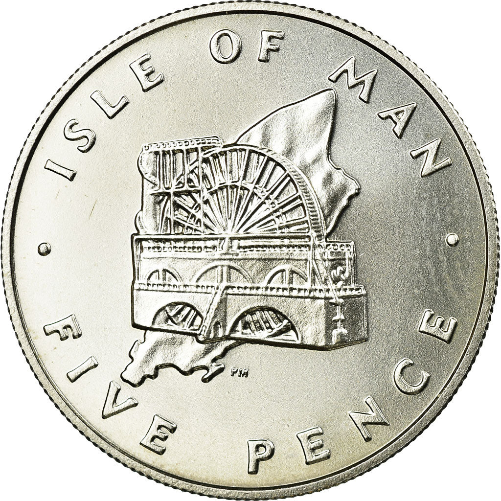 Coin, Isle of Man, Elizabeth II, 5 Pence, 1978, Pobjoy Mint, MS(65-70), Silver