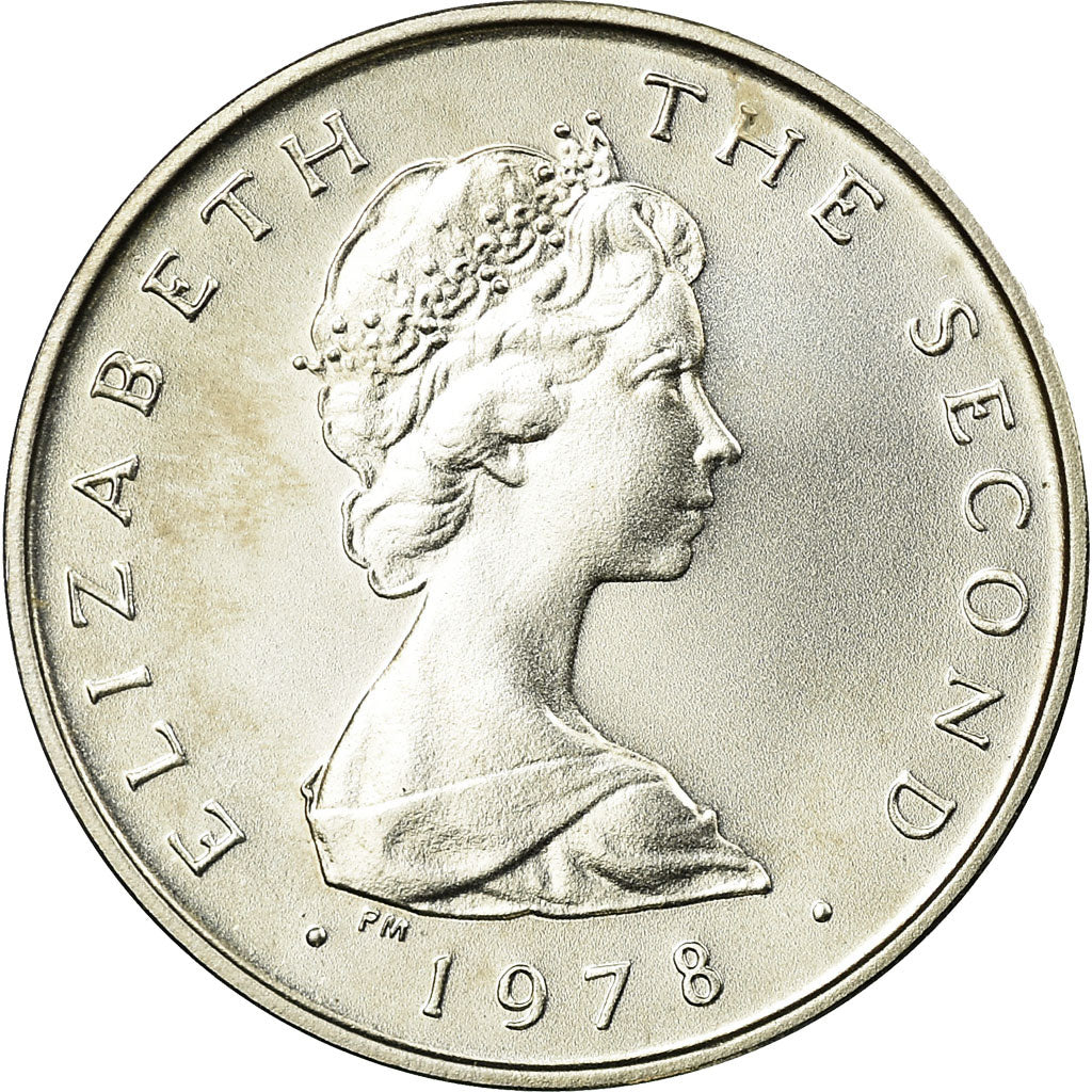Coin, Isle of Man, Elizabeth II, 1/2 Penny, 1978, Pobjoy Mint, MS(65-70)