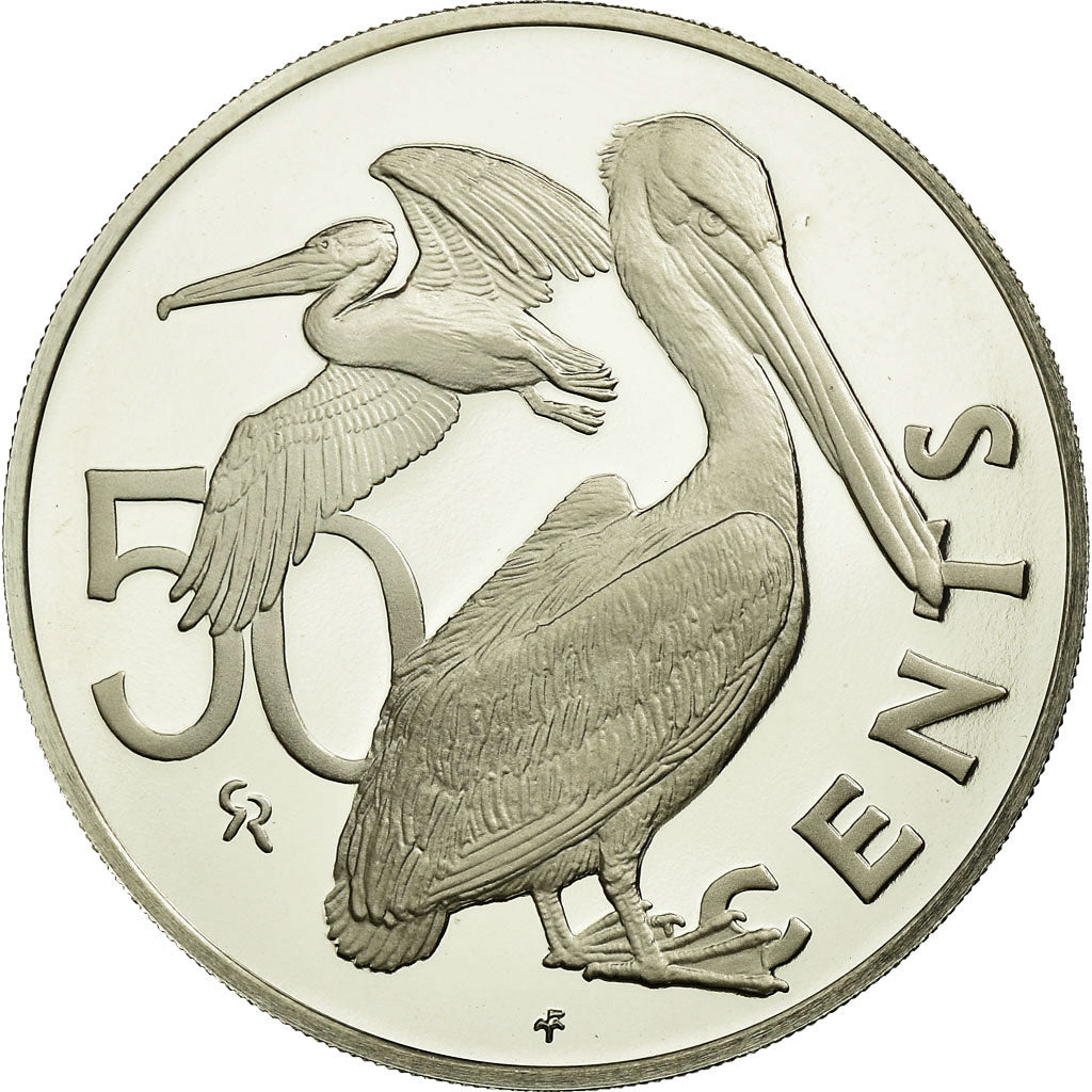 Coin, BRITISH VIRGIN ISLANDS, Elizabeth II, 50 Cents, 1974, Franklin Mint