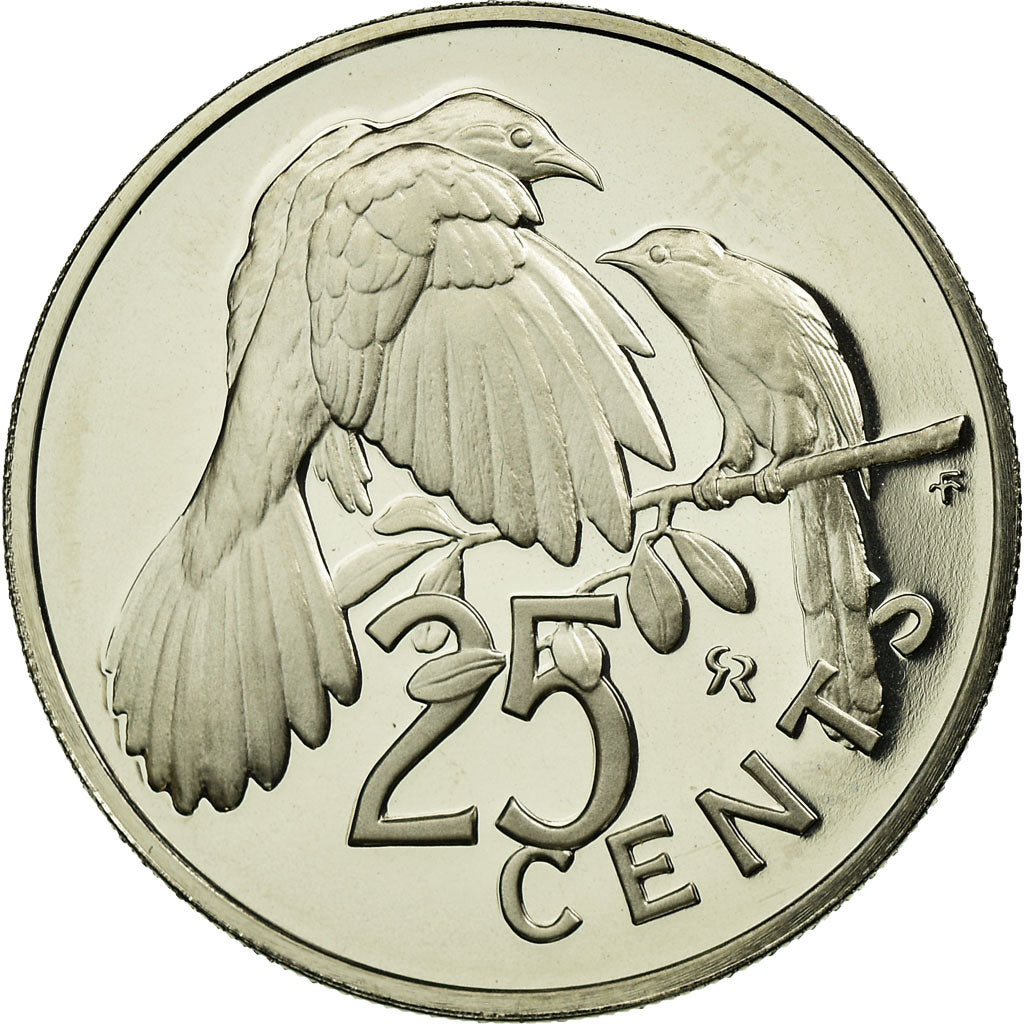 Coin, BRITISH VIRGIN ISLANDS, Elizabeth II, 25 Cents, 1974, Franklin Mint