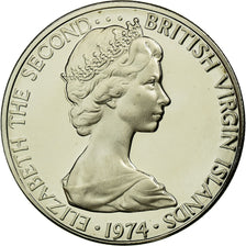 Coin, BRITISH VIRGIN ISLANDS, Elizabeth II, 10 Cents, 1974, Franklin Mint