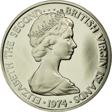 Coin, BRITISH VIRGIN ISLANDS, Elizabeth II, 5 Cents, 1974, Franklin Mint