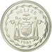 Moeda, Belize, Dollar, 1981, Franklin Mint, MS(65-70), Prata, KM:43a