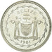 Monnaie, Belize, 50 Cents, 1981, Franklin Mint, FDC, Argent, KM:50a