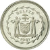 Moneta, Belize, 10 Cents, 1981, Franklin Mint, MS(65-70), Srebro, KM:48a
