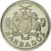 Coin, Barbados, 10 Cents, 1975, Franklin Mint, MS(65-70), Copper-nickel, KM:12
