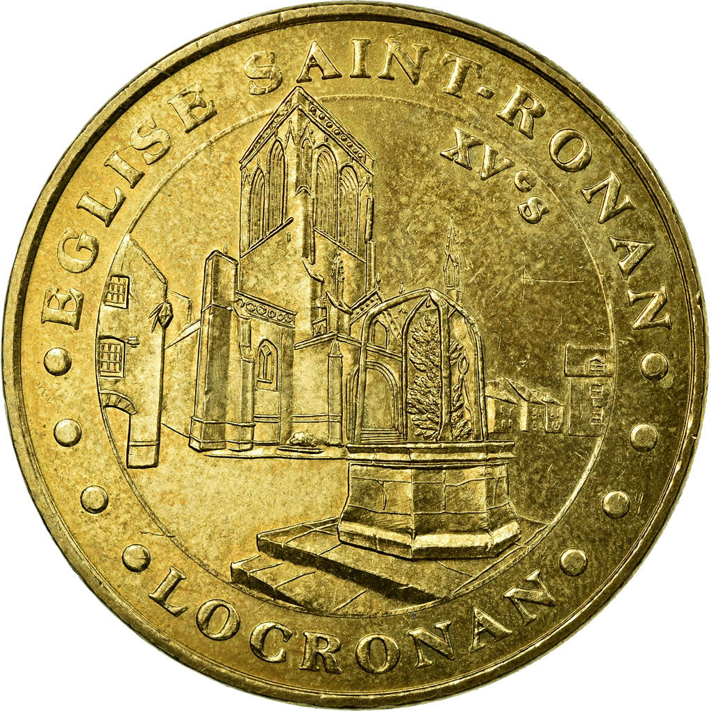 France, Token, Tourist Token, Locronan - Eglise Saint Ronan, Arts & Culture