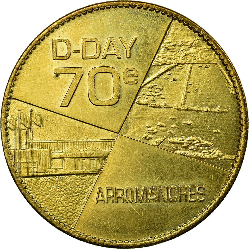 Frankrijk, Token, Tourist Token, Arromanches - 70ème anniversaire du