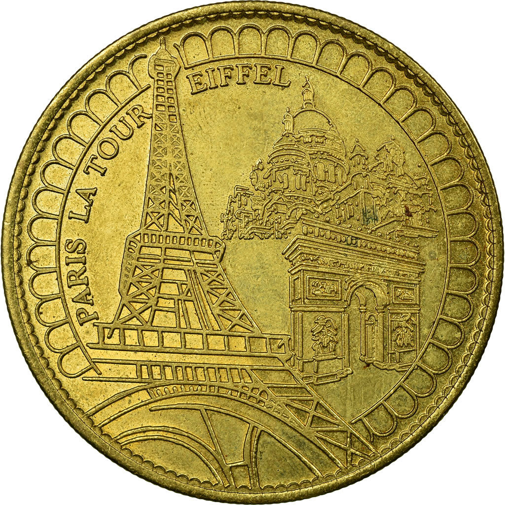 France, Jeton, Tourist Token, Paris - La Tour Eiffel et monuments n°1, Arts &