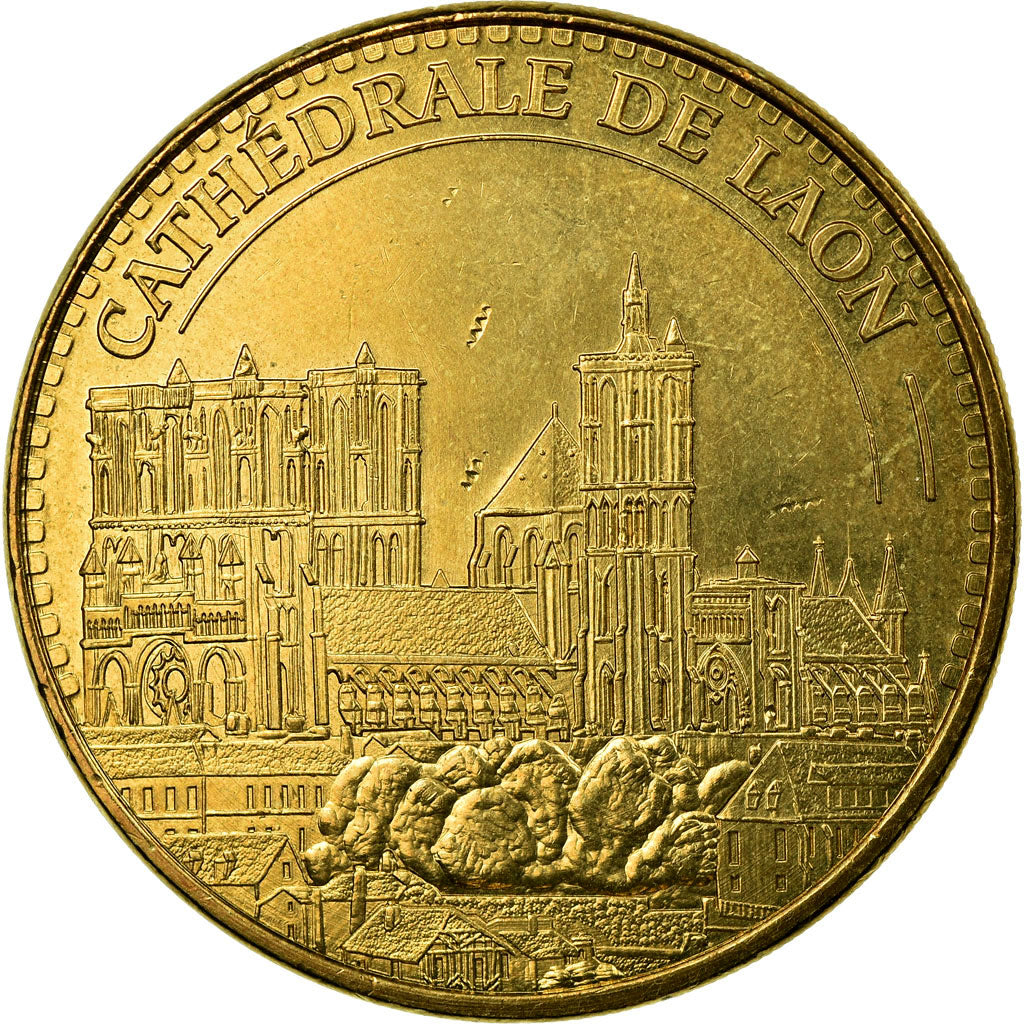Frankrijk, Token, Tourist Token, Laon - Cathédrale, Arts & Culture, 2013, MDP