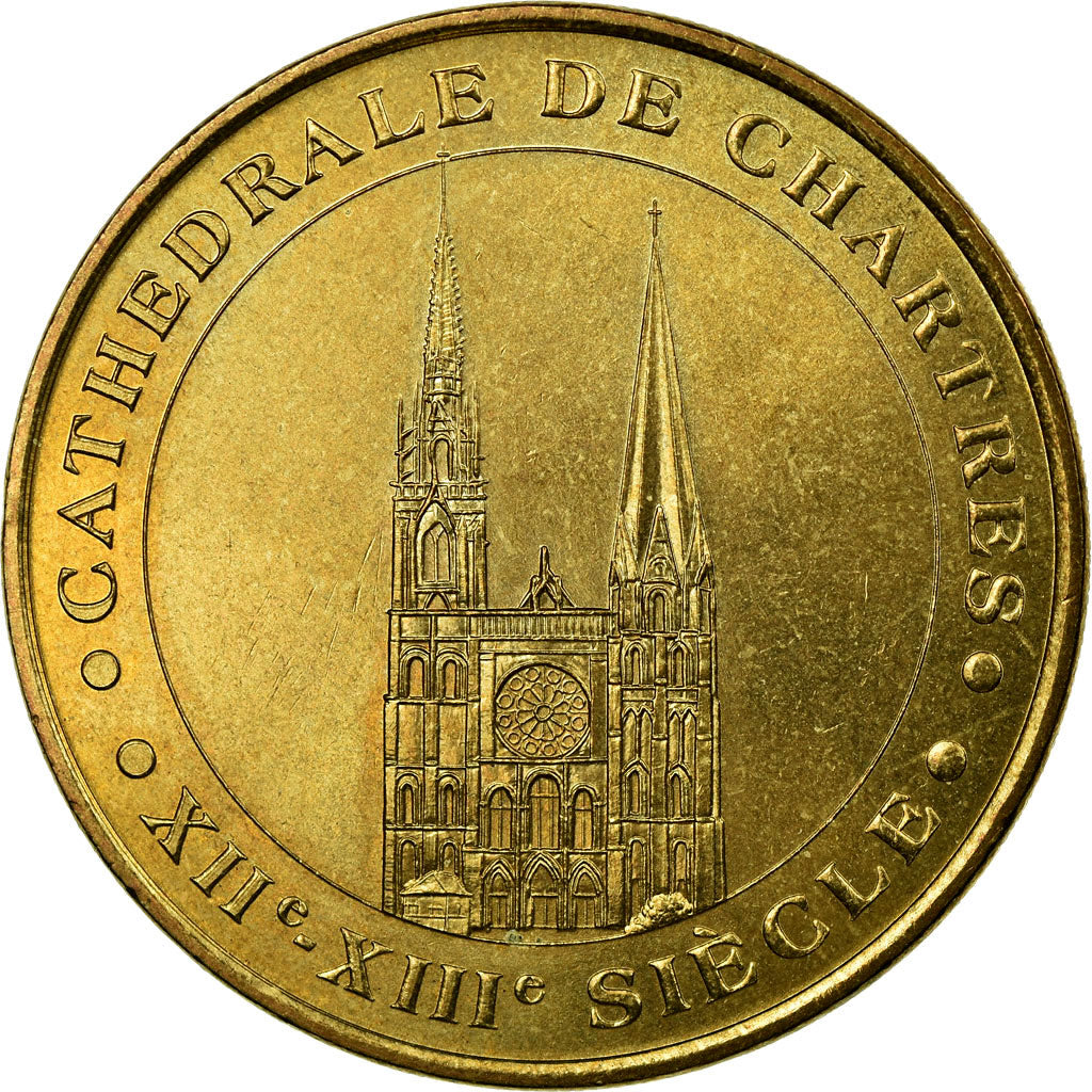 Frankrijk, Token, Tourist Token, Chartres - La Cathédrale n°2, Arts & Culture