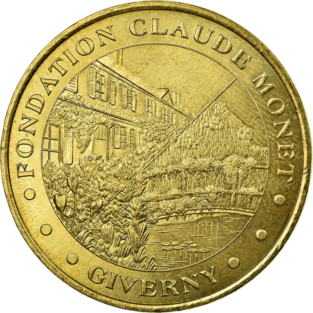 France, Token, Tourist Token, 27/ Fondation Claude Monet - Giverny, Arts &