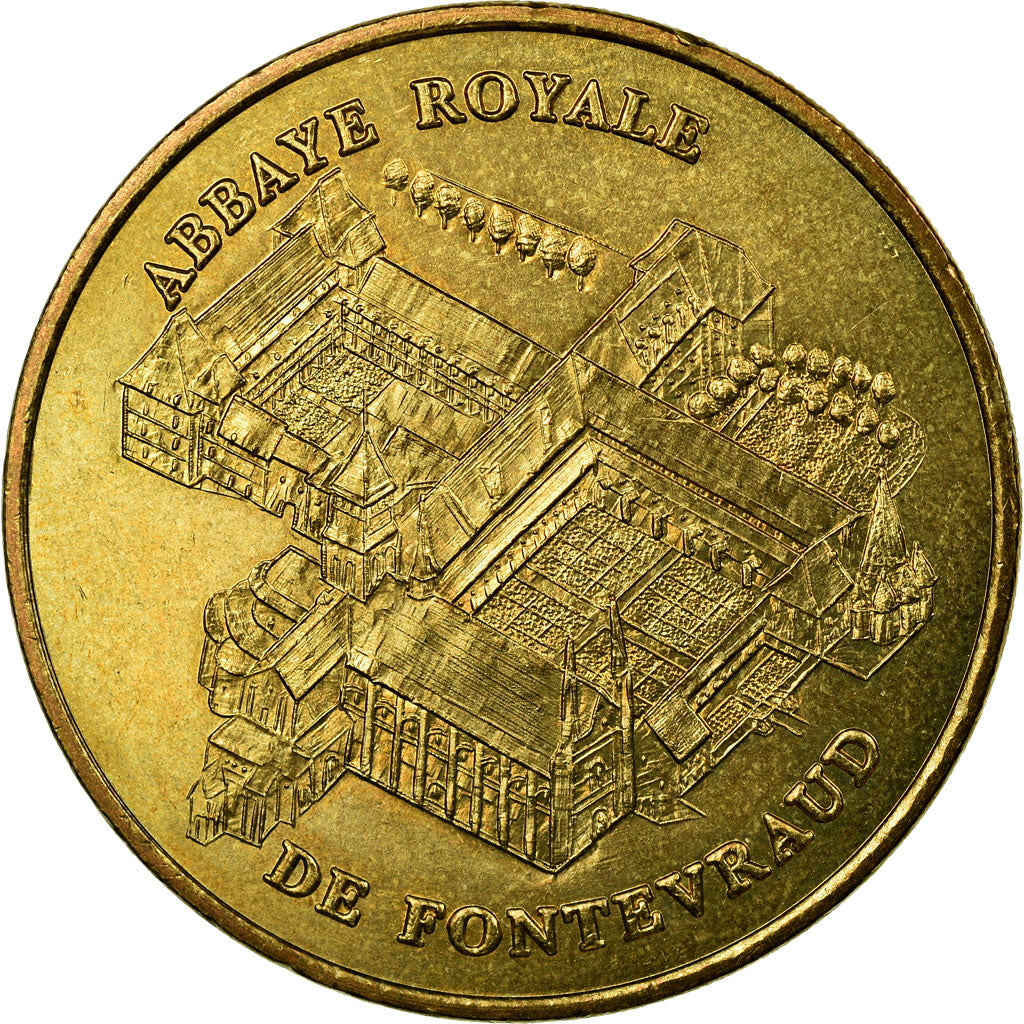 Francia, Token, Tourist Token, Fontevraud - Abbaye Royale n°1, Arts & Culture