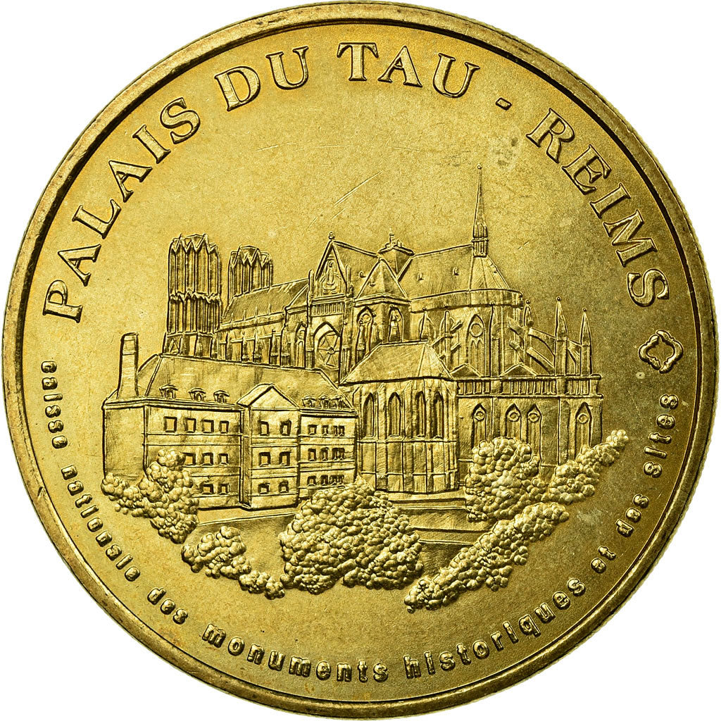 Francia, Token, Tourist Token, 51/ Palais du Tau - Reims, Arts & Culture, 1998