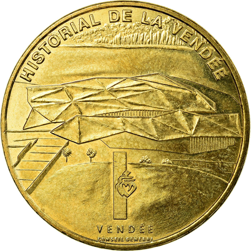 France, Token, Tourist Token, Les Lucs-sur Boulogne - Historial de la Vendée